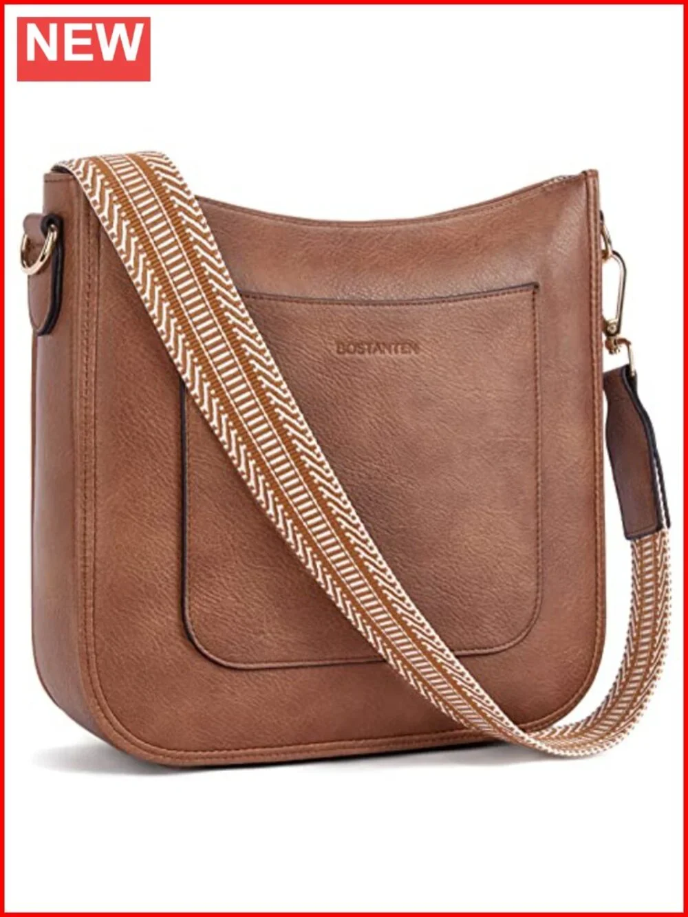 Crossbody Bag for Women Vegan Leather Guitar Strap Purse